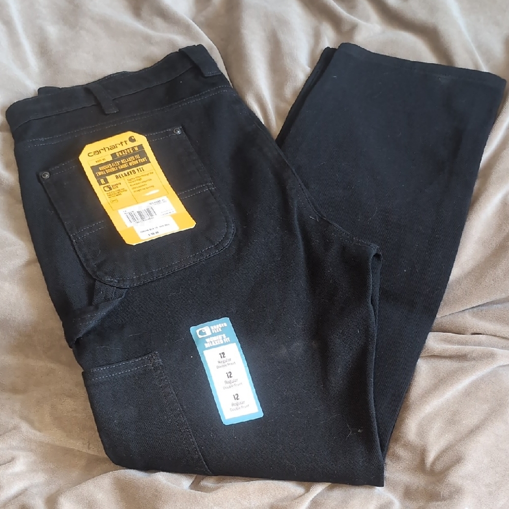 Carhartt Rugged flex Double Front Black 12R